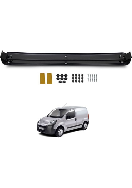 Citroen Nemo Ön Cam Güneşliği Siperlik Vizör Şapka Terek (Abs) Parlak Siyah 2007-2016