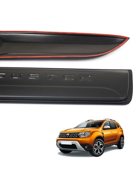 Dacia Duster Kapı Koruma Dodik Seti UV Katkılı (ABS) Mat Siyah 4 Parça 2018 ve Sonrası modelleri
