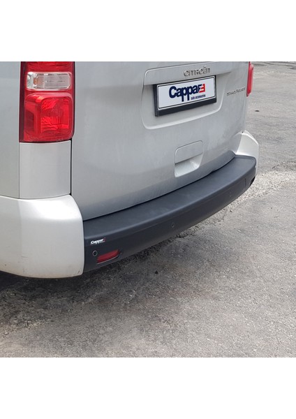 Citroen Jumpy|Spacetourer Arka Tampon Eşiği Koruma (ABS) Mat Siyah 2017 ve Sonrası