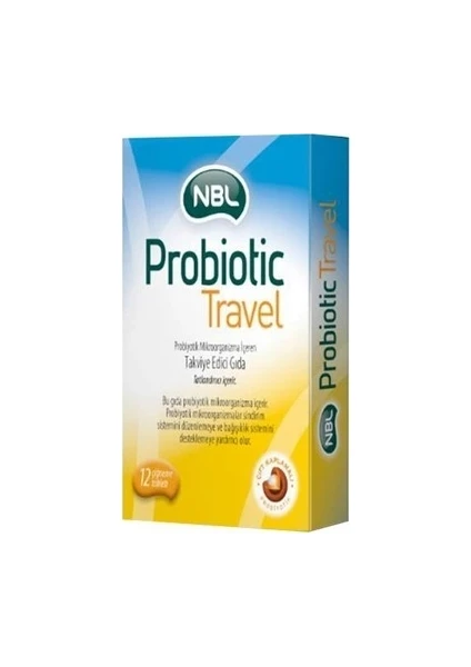 Probiyotik Travel 12 Çiğneme Tableti