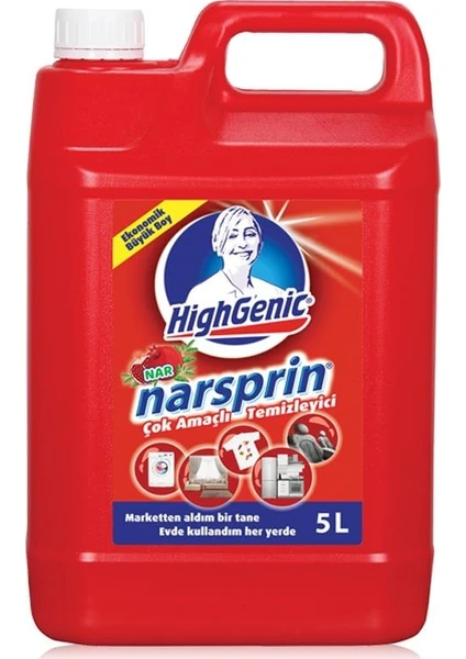 Highgenic Narsprin Nar Çok Amaçlı Temizleyici 5 Lt