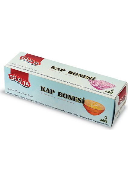 Kap Bonesi - Gıda Ambalaj Tencere, Tabak Bonesi 4'lü