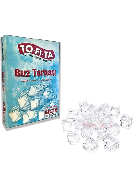 Buz Torbası 10 Torba (180 Küp)