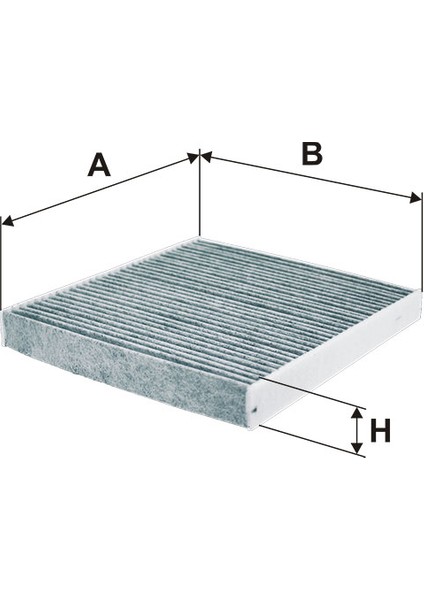Skoda Superb 1.6 Tdi Polen Filtresi Karbonlu Dcx 2015-2019 fiyatları