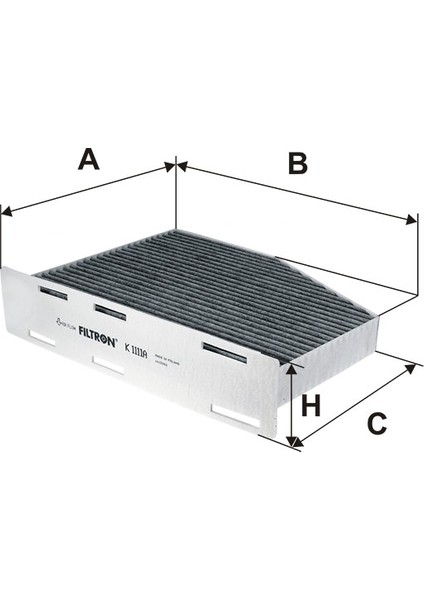 Vw Golf 6 1.6 Tdi Polen Filtresi Karbonlu 2006-2012 fiyatları
