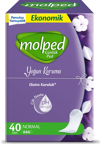 Yoğun Koruma Günlük Ped 40'Lı fiyatları