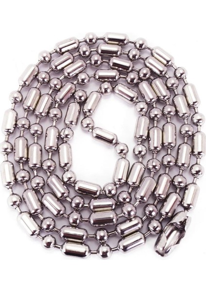 Orta Kalınlıkta Bambu Paslanmaz Çelik Erkek Kolye Zincir modelleri