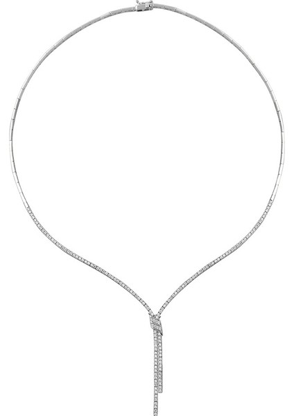 Nida Zirkon Taşlı Kadın Gümüş Kolye