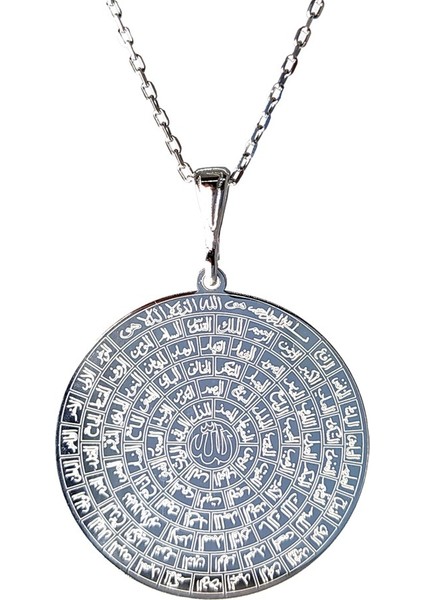 Esmaül Hüsna Kadın Gümüş Kolye