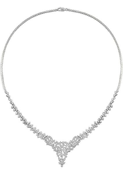 Balın Zirkon Taşlı Kadın Gümüş Kolye