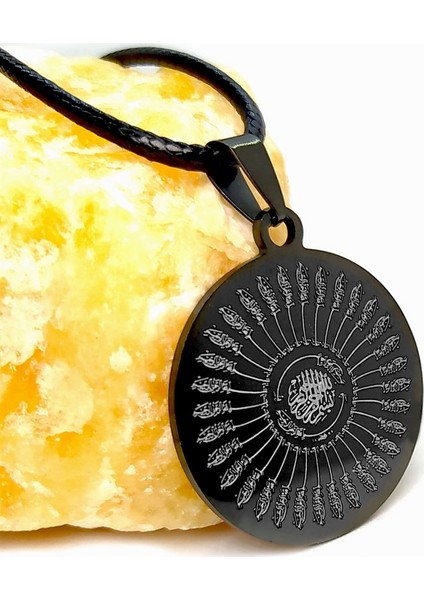 35 Besmele Kadın Erkek Çelik Deri Kolye fiyatları