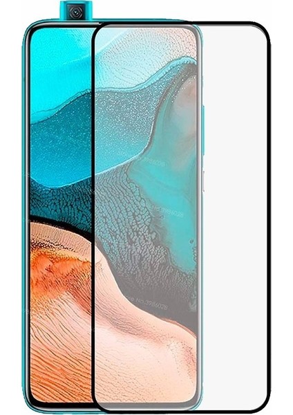 Xiaomi Pocophone F2 Pro Tam Kaplayan 9H Fiber Nano Ekran Koruyucu Siyah