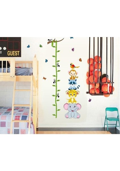 Kt Decoration Çocuk Odası Duvar Dekorasyonu Sevimli Hayvanlar Boy Ölçen Pvc Sticker modelleri