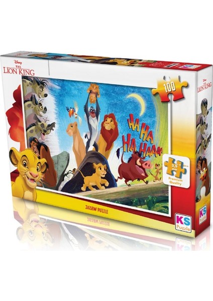 Lion King 100 Parça Puzzle