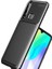 Huawei Y6P Kılıf Karbon Desenli Lux Negro Silikon Kahverengi + Cam Ekran Koruyucu 4