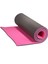 16 mm Pembe-Siyah Pilates Antreman ve Yoga Matı 3