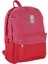 10015 Keten Kız Kolej Okul Çantası Pembe Kırmızı 1