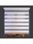 Zebra Perde Geniş Krem Plise 70 x 200 cm 1