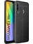 Huawei Y6P Kılıf Niss Silikon Deri Görünümlü Siyah 1