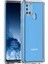 Samsung Galaxy A21S Kılıf Coss Sert Kapak Şeffaf 1