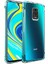 Xiaomi Redmi Note 9s / Note 9 Pro Şeffaf Airbag Antishock Köşe Korumalı Silikon Kılıf ve Tam Kaplayan Ekran Koruyucu Cam 1