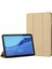 Huawei MediaPad T3 10 Kılıf Slim Translucent Back Smart Cover Gold 2