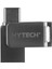 HY-XUFOT16 16GB USB + Type-C OTG Flash Bellek Mini 1