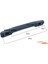 Valiz Çekme Kolu Orta Boy Bavul Kulp 21.5cm Çekme Mandalı 3