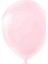 100'lü Pembe Pastel Baskısız Makaron Balon 1