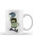 Regular Show Muscle Man Spinning On A Hoverboard Kupa Bardak Porselen 1