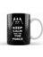 Star Wars Keep Calm And Use The Force Kupa Bardak Porselen 1