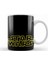 Star Wars Logo Siyah Zemin Kupa Bardak Porselen 1