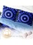 Blue Damask 3D Pamuk Saten Çift Kişilik Nevresim Takımı 4