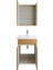 Stora 100 cm Set - Parlak Beyaz (Aydsız Ayna Dolabı) Lavabo Dahıl 3
