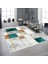 Bazaa Forum Saçaklı Mermer Desen Kaymaz Taban Dijital Baskı Halı FM-2022 100 x 300 cm 1