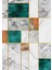 Bazaa Forum Saçaklı Mermer Desen Kaymaz Taban Dijital Baskı Halı FM-2022 100 x 300 cm 2