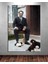 Atatürk ve Yavru Köpekler Renklendirme Özel Seri Kanvas Tablo dkm-k64-7-70 x 100 cm 1