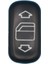 Mercedes C Class W202 1994-2000 Için Cam Düğmesi Tamir Kapağı 1