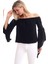 20333347 Dok.ponponlu Madonna Balta Kol Bluz Siyah 4