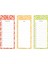 Papatya Bloknot Seti- To-Do List, Shopping List & Notes 3’lü 1