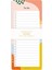 Geometrik Bloknot Seti- To-Do, Market List & Notes 3’lü 2