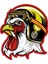 Motorcu Horoz Sticker 00298 7.5 x 9.5 cm 1