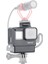 V2 Gopro Hero 5 6 7 Mikrofon Yuvalı Çerçeve 2