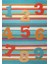 Dijital Baskı Yeni Model Deri Taban Halı 80 x 140 cm B-407 2