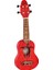 Keiki Turtle Sopranino Ukulele (Fire Red) 1