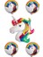 Unicorn Folyo Balon Seti ve 2 Yaş Rakam Mum 1