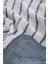 4 Katlı Premium %100 Pamuk Müslin Battaniye| 120x120 cm | Navy Çizgili 3