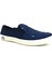 315 Lacivert Pullu Bağcıksız Anatomik Sneakers 1