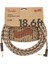 Festival Hemp Instrument Cables 5.5 Metre Açılı - Brown Stripe Enstrüman Kablosu 1
