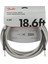 Professional Series Instrument Cable, Tweed 5.5 Metre - White Tweed Enstrüman Kablosu 1